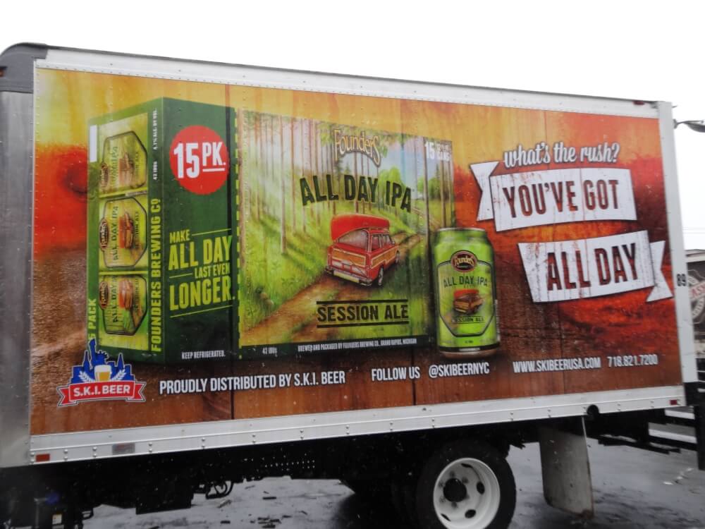 trailer wrap for beverage industry