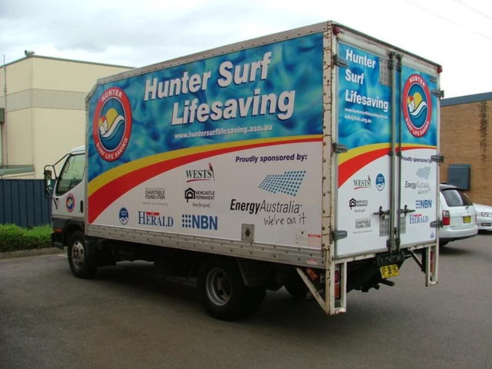 truck wrapping for hunter surf