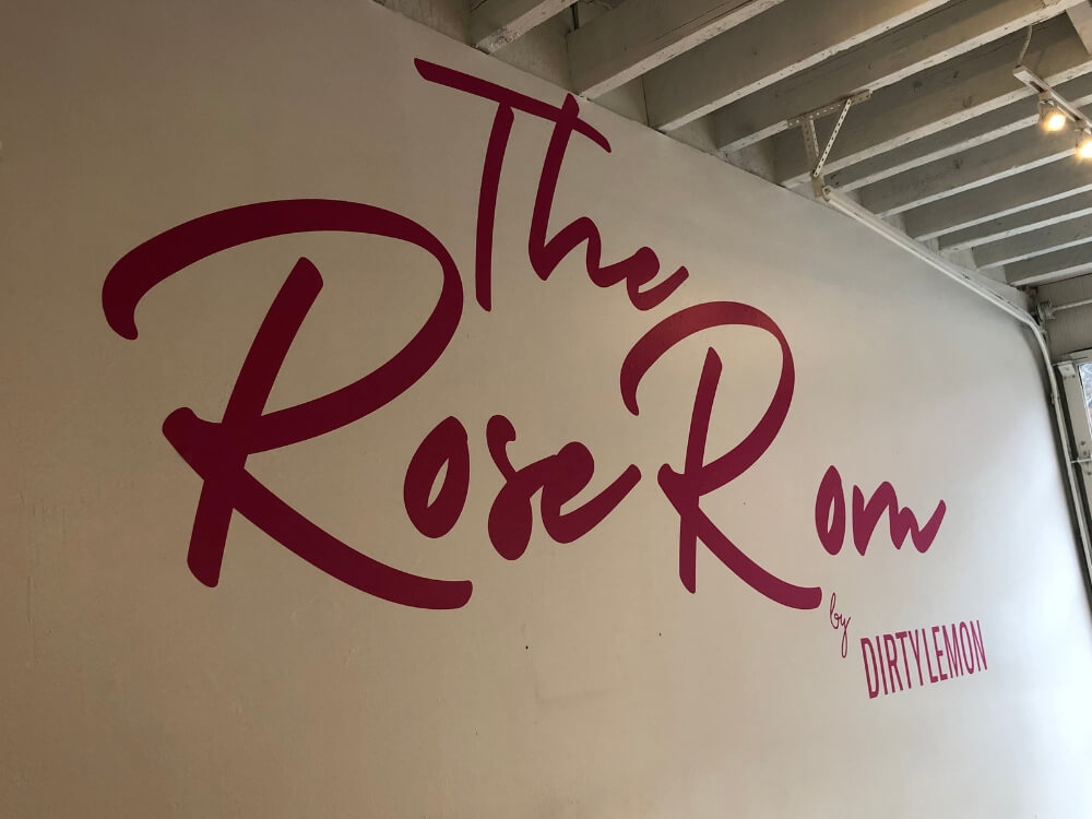 wall decal the rose room